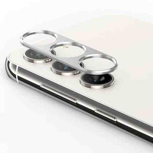 For Samsung Galaxy S23 5G / S23+ 5G ENKAY Hat-Prince Aluminium Alloy Camera Lens Protector Full Cover(Silver)