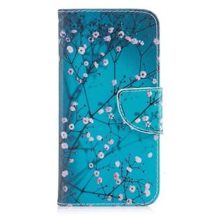 Colored Drawing Pattern Horizontal Flip Leather Case for Iphone  7Plus&8Plus,with Holder & Card Slots & Wallet(Plum Blossom)