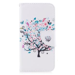 Colored Drawing Pattern Horizontal Flip Leather Case for Iphone  7Plus&8Plus,with Holder & Card Slots & Wallet(Tree)