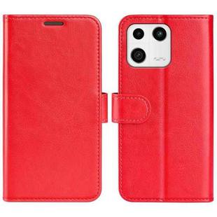 For Xiaomi 13 R64 Texture Horizontal Flip Leather Phone Case(Red)