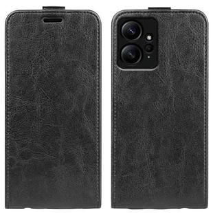 For Xiaomi Redmi Note 12 4G Global R64 Texture Vertical Flip Leather Phone Case(Black)