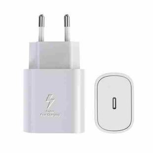TA800 PD / PPS 25W Type-C Port Charger for Samsung, EU Plug(White)