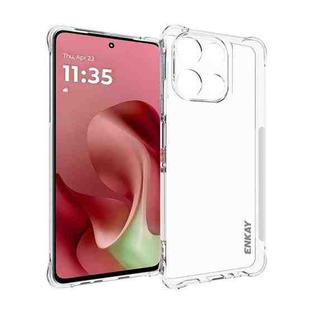 For Motorola Moto G56 5G ENKAY Hat-Prince Transparent TPU Shockproof Phone Case