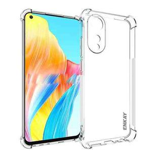 For OPPO A78 4G ENKAY Clear TPU Shockproof Anti-slip Phone Case