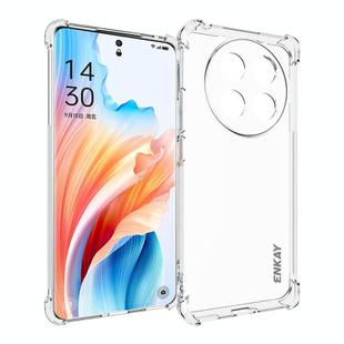 For OPPO A2 Pro 5G ENKAY Clear TPU Shockproof Anti-slip Phone Case