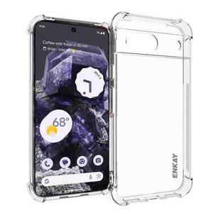 For Google Pixel 8A ENKAY Hat-Prince Transparent TPU Shockproof Phone Case