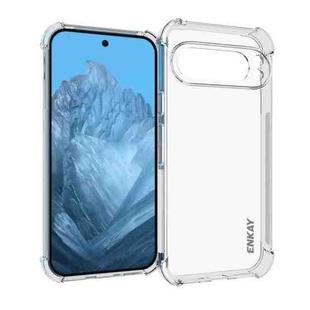 For Google Pixel 9 Pro ENKAY Hat-Prince Transparent TPU Shockproof Phone Case