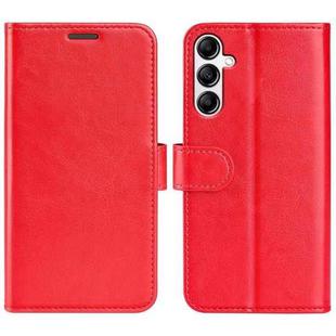 For Samsung Galaxy A34 5G R64 Texture Horizontal Flip Leather Phone Case(Red)