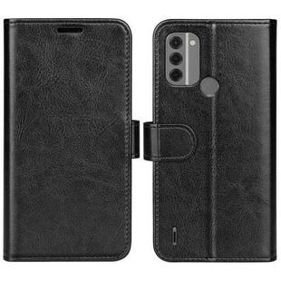 For Nokia C31 R64 Texture Horizontal Flip Leather Phone Case(Black)