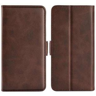 For Nokia C31 Dual-side Magnetic Buckle Horizontal Flip Leather Phone Case(Brown)