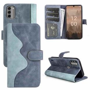 For Nokia C31 Stitching Horizontal Flip Leather Phone Case(Blue)