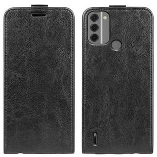 For Nokia C31 R64 Texture Vertical Flip Leather Phone Case(Black)