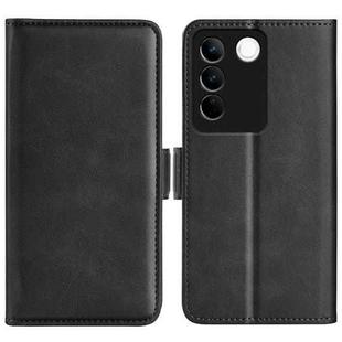 For vivo S16 / S16 Pro Dual-side Magnetic Buckle Leather Phone Case(Black)