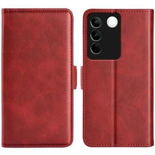 For vivo S16 / S16 Pro Dual-side Magnetic Buckle Leather Phone Case(Red)