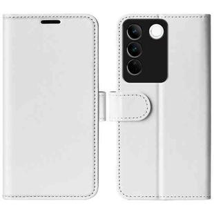For vivo S16 / S16 Pro R64 Texture Horizontal Flip Leather Phone Case(White)