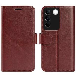 For vivo S16 / S16 Pro R64 Texture Horizontal Flip Leather Phone Case(Brown)