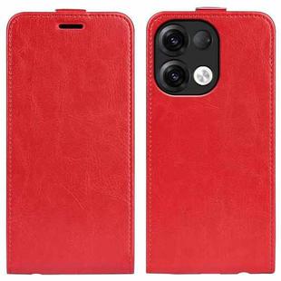 For OPPO Reno9 / Reno9 Pro R64 Texture Single Vertical Flip Leather Phone Case(Red)