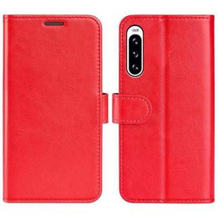 For Sony Xperia10 V R64 Texture Horizontal Flip Leather Phone Case(Red)