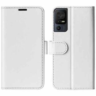 For TCL 40 SE R64 Texture Horizontal Flip Leather Phone Case(White)