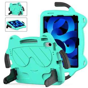 For iPad Air 2022 / Air 2020 10.9 Ice Baby EVA Shockproof Hard PC Tablet Case(Mint Green+Black)