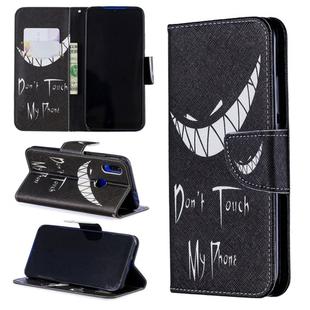 Colored Drawing Pattern Horizontal Flip Leather Case for Xiaomi Redmi 7,with Holder & Card Slots & Wallet(Smirk)