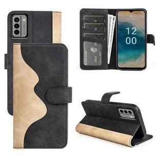 For Nokia G22 Stitching Horizontal Flip Leather Phone Case(Black)