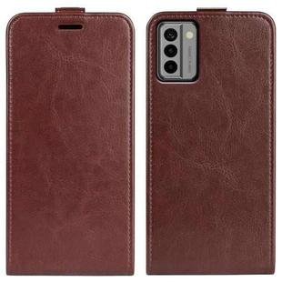 For Nokia G22 R64 Texture Vertical Flip Leather Phone Case(Brown)