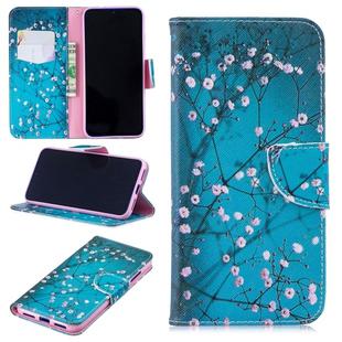 Colored Drawing Pattern Horizontal Flip Leather Case for Xiaomi Redmi  Note7,with Holder & Card Slots & Wallet(Plum Blossom)