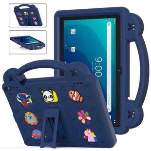 For Walmart Onn 10.1 2022 / 100071485 Handle Kickstand Children EVA Shockproof PC Tablet Case(Navy Blue)