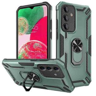 For Samsung Galaxy A14 5G Warship Armor 2 in 1 Shockproof Phone Case(Dark Green)