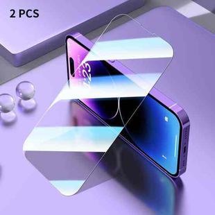 For iPhone 14 Plus / 13 Pro Max 2pcs ENKAY Hat-Prince 0.1mm Ultrathin Anti-reflection Special Glass Film