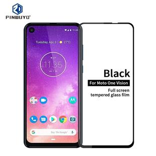PINWUYO 9H 2.5D Full Glue Tempered Glass Film for Moto One Vision
