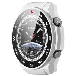 For Huawei Watch Ultimate PC+ Toughened Film Integrated Watch Protective Case(Sliver)