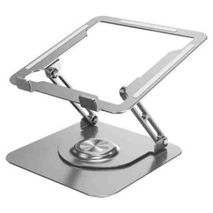 D147 Foldable 360 Degree Rotating Laptop Lifting Bracket Aluminum Alloy Notebook Desktop Stand(Silver)