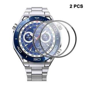 2pcs For Huawei Watch Ultimate ENKAY Hat-Prince 3D Full Coverage Soft PC Edge + PMMA HD Screen Protector Film