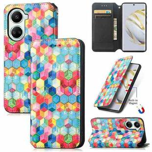 For Huawei Nova 10 SE CaseNeo Colorful Magnetic Leather Phone Case(Magic Space)