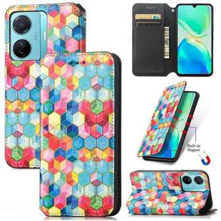 For vivo S15e CaseNeo Colorful Magnetic Leather Phone Case(Magic Space)