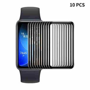 10pcs For Huawei Band 8 ENKAY Hat-Prince 3D Full Coverage Soft PC Edge + PMMA HD Screen Protector Film