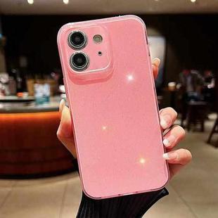 For iPhone 11 Jelly Glitter Solid Color TPU Phone Case(Pink)