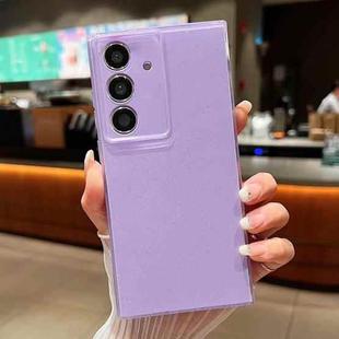 For Samsung Galaxy S24 FE 5G Jelly Glitter Solid Color TPU Phone Case(Purple)