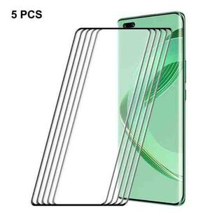 For Huawei Nova 11 Pro / 11 Ultra 5pcs ENKAY Hat-Prince 3D Curved Full Glue Tempered Glass Film