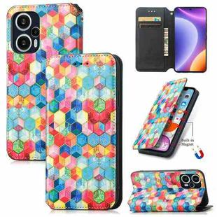 For Redmi Note 12 Turbo CaseNeo Colorful Magnetic Leather Phone Case(Magic Space)