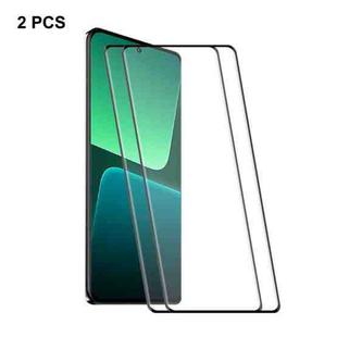 For Xiaomi 13 Pro / 13 Ultra 2pcs ENKAY Hat-Prince  3D Curved Full Glue Tempered Glass Film