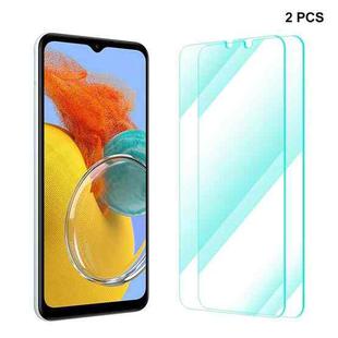 For Samsung Galaxy A24 4G 2pcs ENKAY 0.26mm 9H 2.5D High Aluminum-silicon Tempered Glass Film