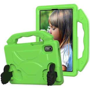 For Lenovo Tab M9 LTE 2023 Thumb Bracket EVA Shockproof Tablet Case(Green)