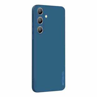 For Samsung Galaxy S24 5G PINWUYO Sense Series Liquid Silicone TPU Phone Case(Blue)