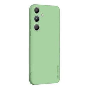 For Samsung Galaxy S25+ 5G PINWUYO Sense Series Liquid Silicone TPU Phone Case(Green)