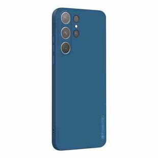 For Samsung Galaxy S25 Ultra 5G PINWUYO Sense Series Liquid Silicone TPU Phone Case(Blue)
