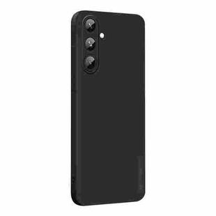 For Samsung Galaxy A36 PINWUYO Sense Series Liquid Silicone TPU Phone Case(Black)