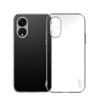 For OPPO A38 MOFI Ming Series Transparent Ultra-thin TPU Phone Case(Transparent)